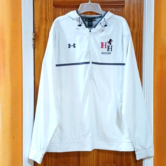 Under Armour Other - Dixon Dukes Men's St. John's Large Under Armor 1/2 Zip Soccer Jacket Siz…